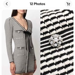 Self portrait, sweater dress